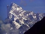 604 Machapuchare Close Up From Lower Modi Khola Valley